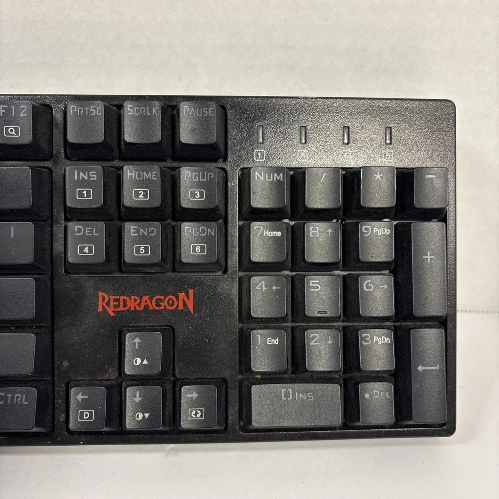 Redragon K582 RGB Mechanical USB Gaming Keyboard – Black, 104‑Key Full Size